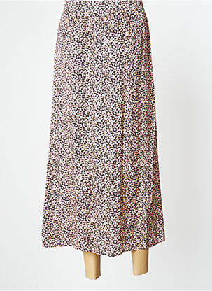 Jupe mi-longue rouge BELLEROSE femme