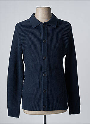 Gilet manches longues bleu SELECTED homme