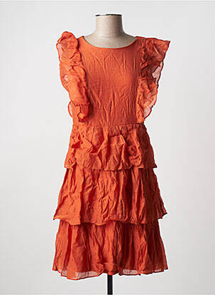 Robe courte orange VILA femme