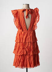 Robe courte orange VILA pour femme seconde vue