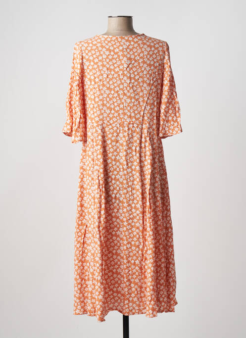 Robe mi-longue orange Y.A.S pour femme