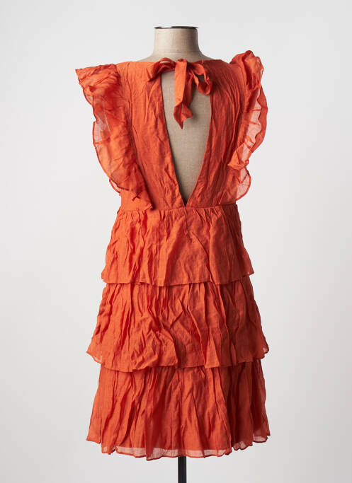Robe courte orange VILA pour femme