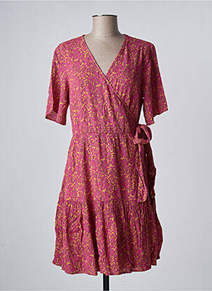 Robe courte rose Y.A.S femme