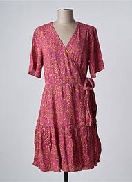 Robe courte rose Y.A.S femme