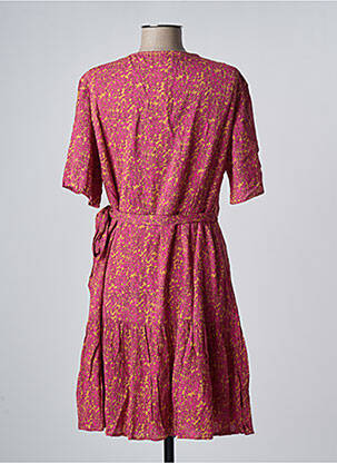 Robe courte rose Y.A.S femme