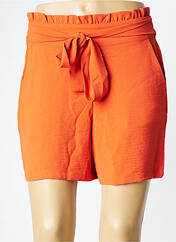 Short orange VILA pour femme seconde vue