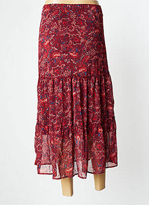 Jupe mi-longue marron GRACE & MILA femme