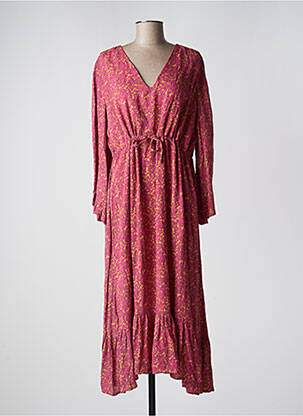 Robe mi-longue rose Y.A.S femme