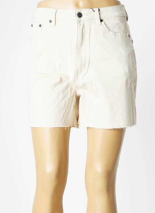 Short beige OBJECT pour femme