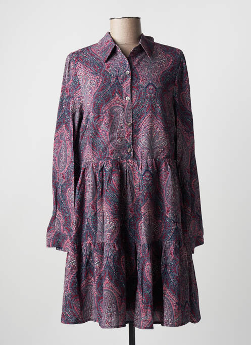 Robe courte violet MOLLY BRACKEN pour femme
