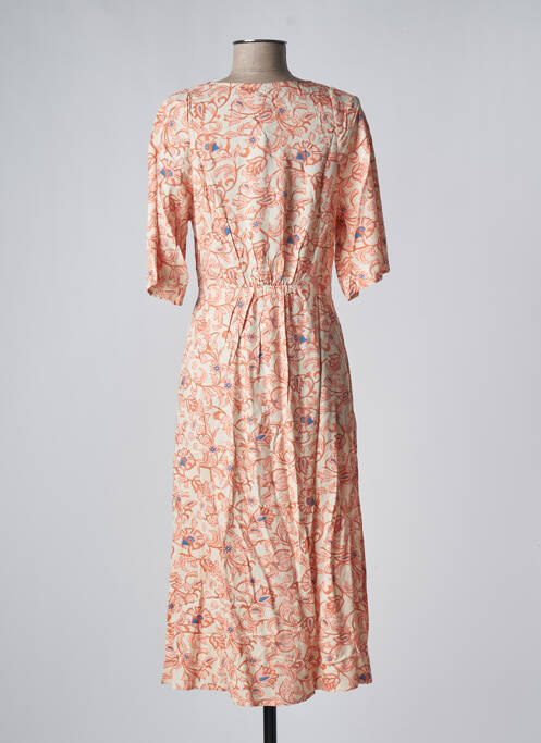 Robe mi-longue orange Y.A.S pour femme