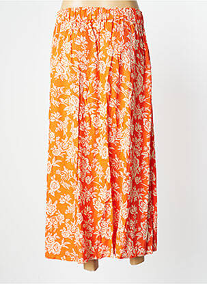 Jupe mi-longue orange Y.A.S femme