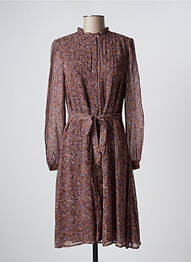 Robe mi-longue marron SESSUN femme