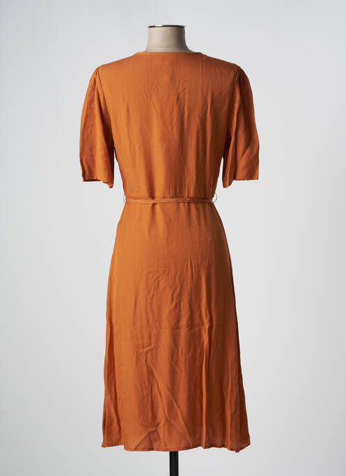 Robe longue orange VILA pour femme