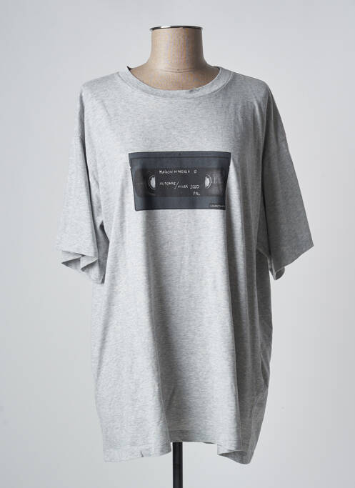 T-shirt gris MAISON MARTIN MARGIELA pour femme