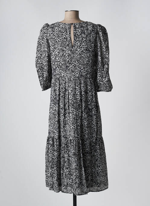 Robe longue noir SELECTED pour femme