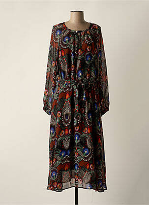 Robe mi-longue multicolore MOLLY BRACKEN pour femme
