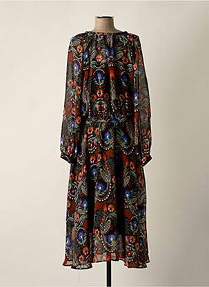 Robe mi-longue multicolore MOLLY BRACKEN femme