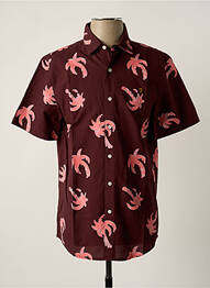 Chemise manches courtes violet FARAH homme