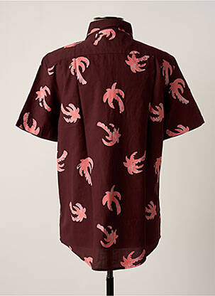 Chemise manches courtes violet FARAH homme