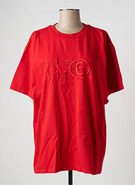 T-shirt rouge MAISON MARTIN MARGIELA femme
