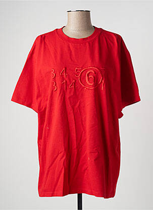 T-shirt rouge MAISON MARTIN MARGIELA pour femme