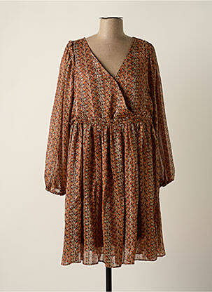 Robe courte marron MOLLY BRACKEN femme