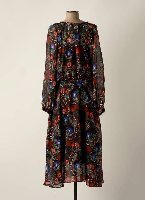 Robe mi-longue multicolore MOLLY BRACKEN pour femme