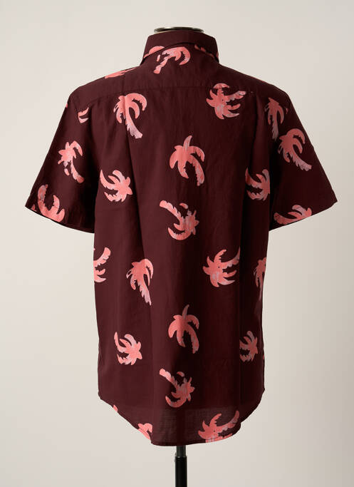 Chemise manches courtes violet FARAH pour homme