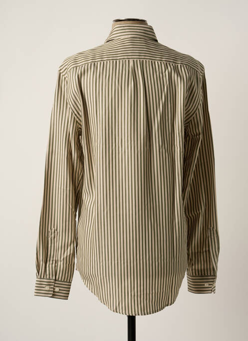 Chemise manches longues vert SAMSOE & SAMSOE pour homme