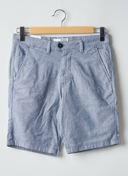 Short bleu SELECTED pour homme