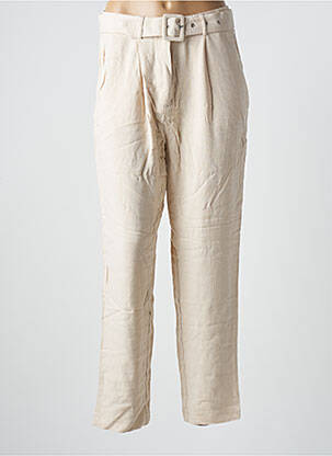 Pantalon droit beige OBJECT pour femme