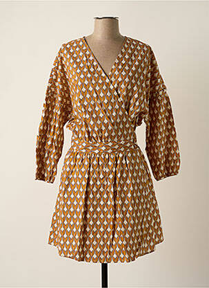 Robe courte jaune DAY OFF femme