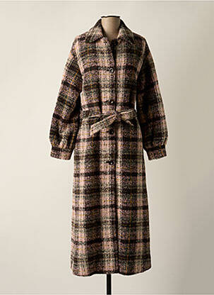 Manteau long vert BELLEROSE femme