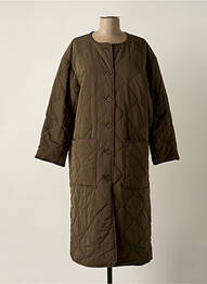 Manteau long kaki GRACE & MILA femme