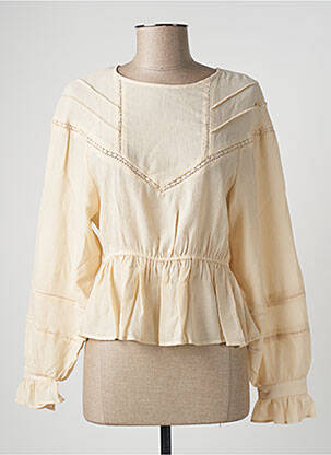 Top beige OBJECT femme