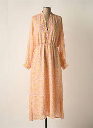 Robe longue multicolore SELECTED femme