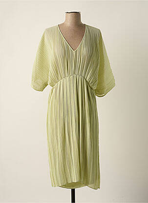 Robe mi-longue vert SAMSOE & SAMSOE femme