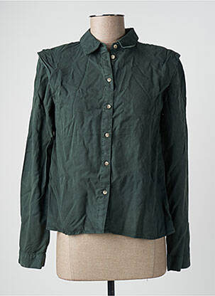 Chemise manches longues vert VILA pour femme