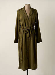 Robe mi-longue vert OBJECT femme