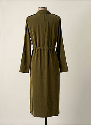 Robe mi-longue vert OBJECT femme