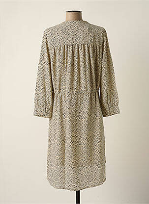 Robe mi-longue marron SELECTED femme