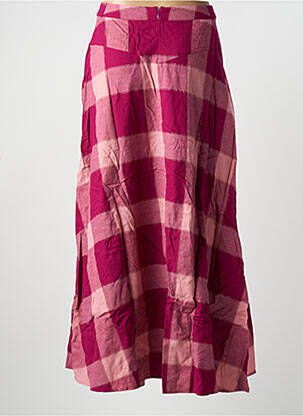 Jupe longue rose WILD femme