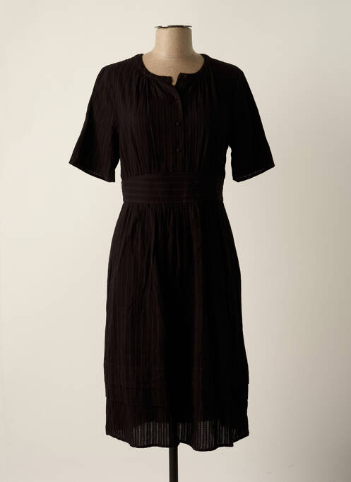 Robe mi-longue noir DAY OFF pour femme