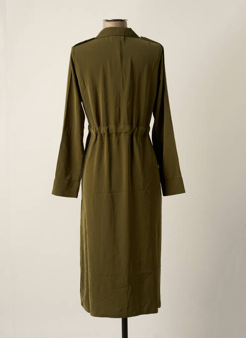 Robe mi-longue vert OBJECT pour femme
