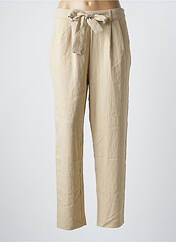 Pantalon droit beige VILA pour femme seconde vue