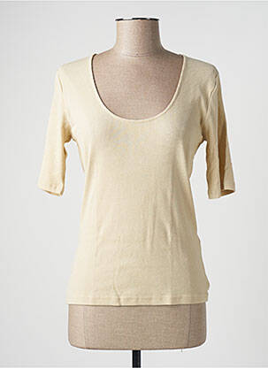 T-shirt jaune SAMSOE & SAMSOE pour femme