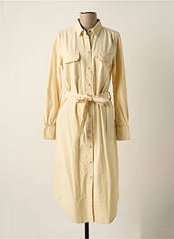 Robe mi-longue beige OBJECT femme