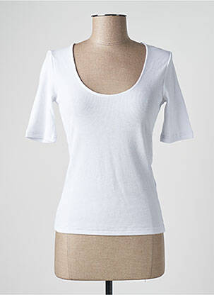 T-shirt blanc SAMSOE & SAMSOE pour femme