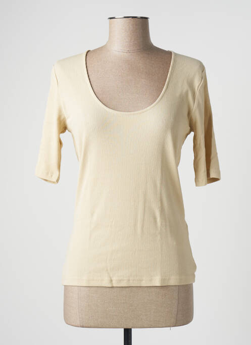 T-shirt jaune SAMSOE & SAMSOE pour femme